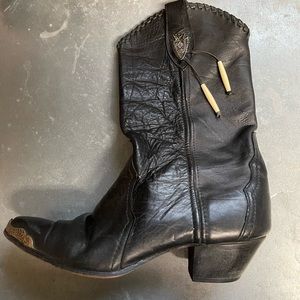 Laredo black cowboy boots size 10